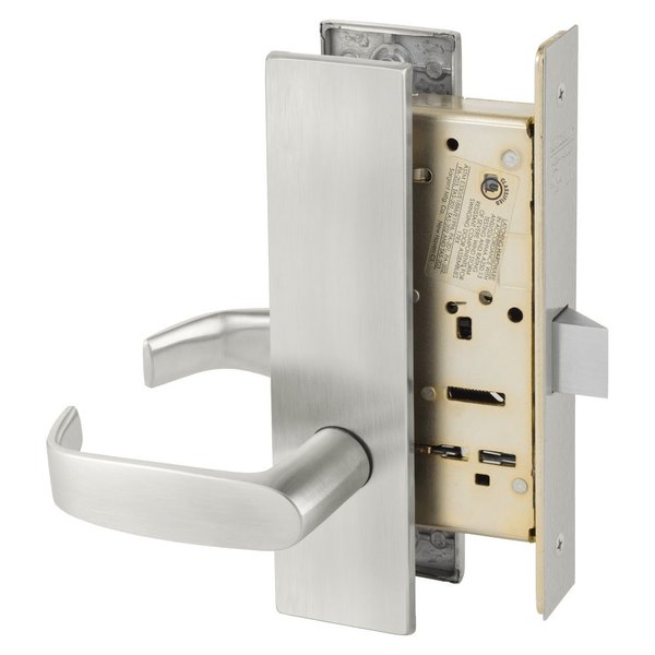 Sargent Grade 1 Passage or Closet Mortise Lock, L - Lever, LE1 - Escutcheon, Field Reversible, ASA Strike, S 8215 LE1L 32D